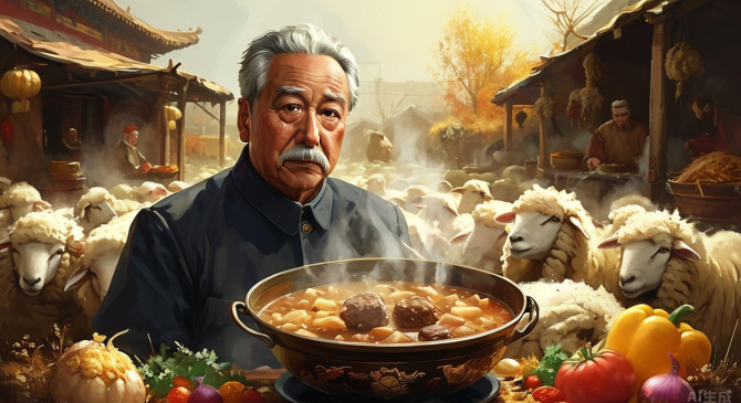 承德平泉羊汤配烧饼，穿越数百年的历史美味