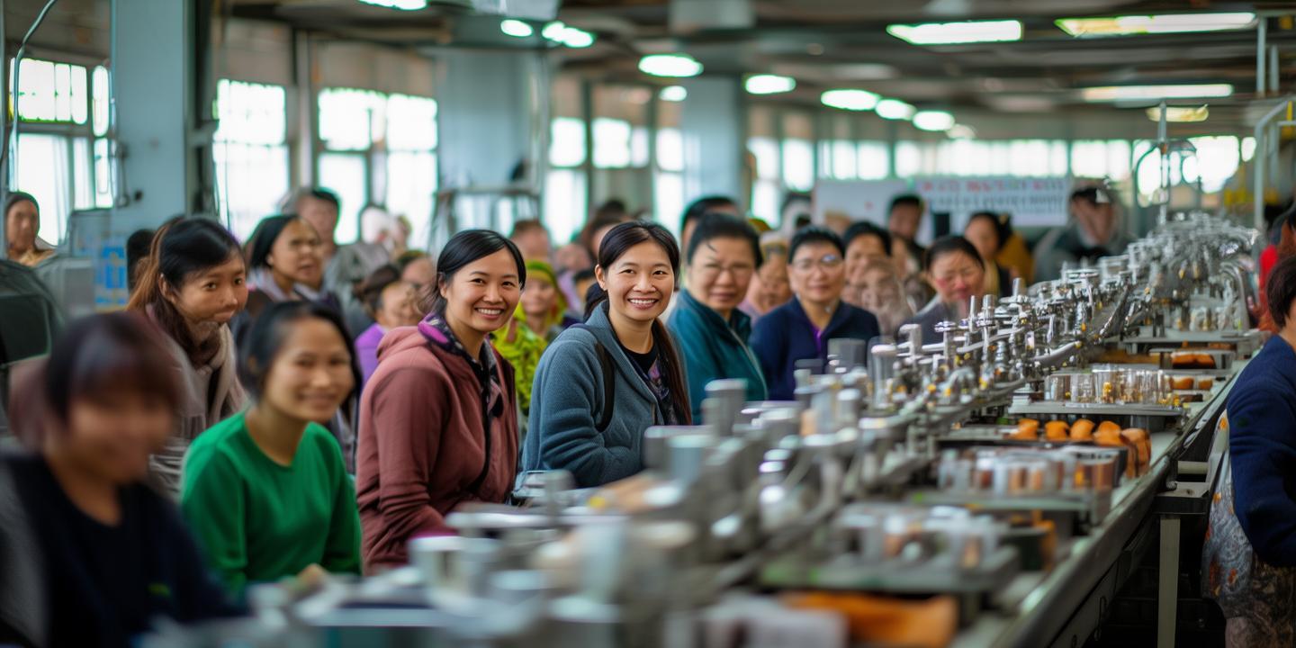 社区工厂助力留守妇女就业,人均月收入3500元,共建和谐家园